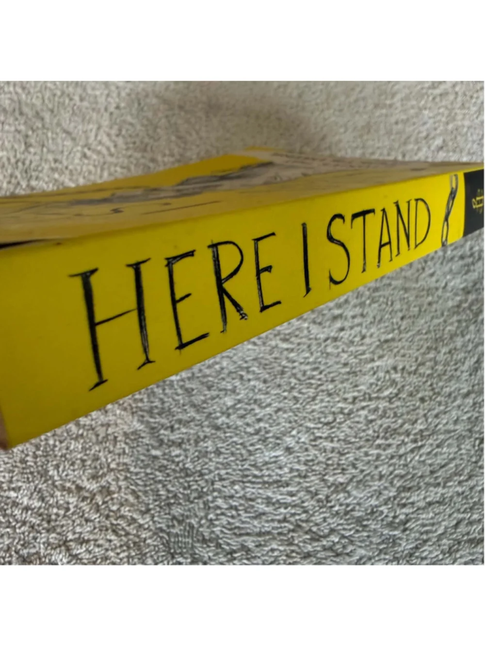 Here I Stand: Stories That Speak For Freedom Book - Yellow/Black